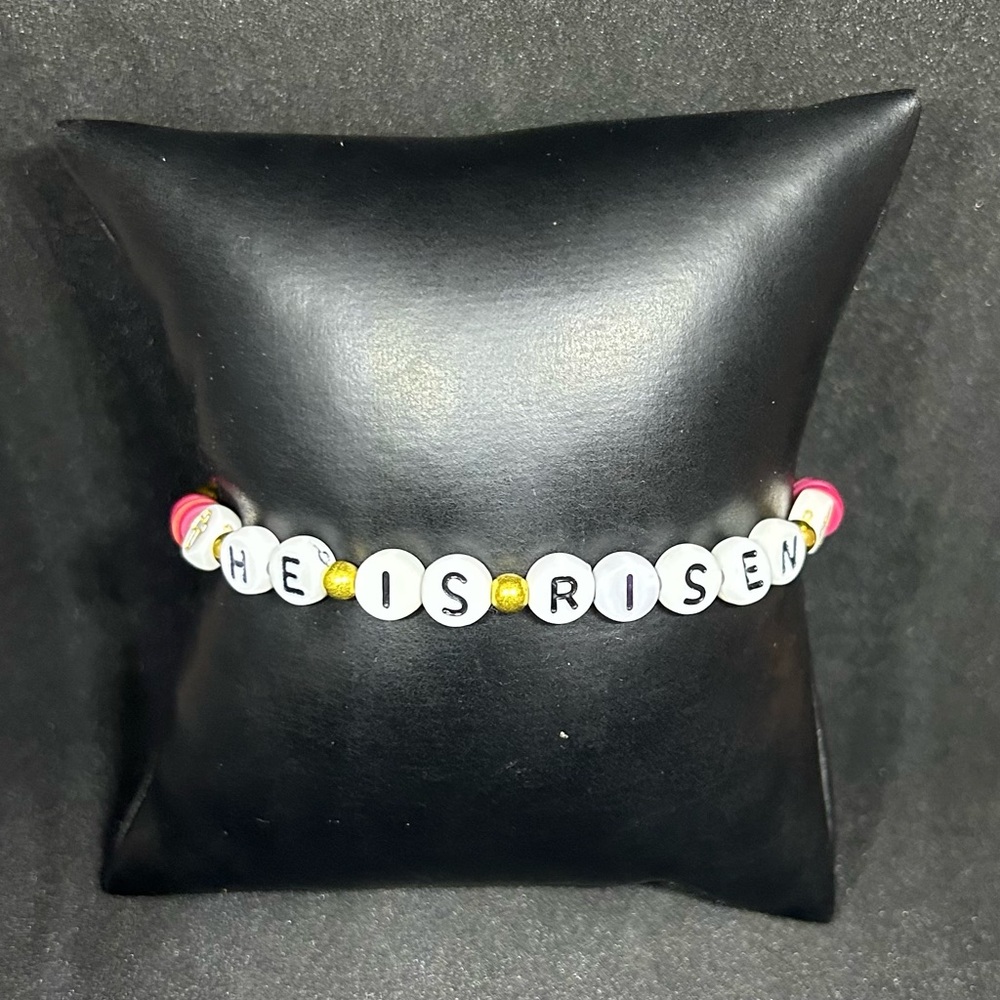 He Is Risen (Happy Easter) Heishi Bracelet